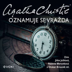 Audiokniha Oznamuje se vražda - Agatha Christie - Jitka Ježková