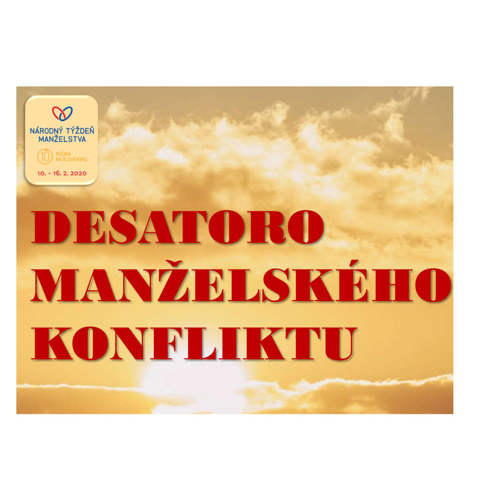 DESATORO MANŽELSKÉHO KONFLIKTU