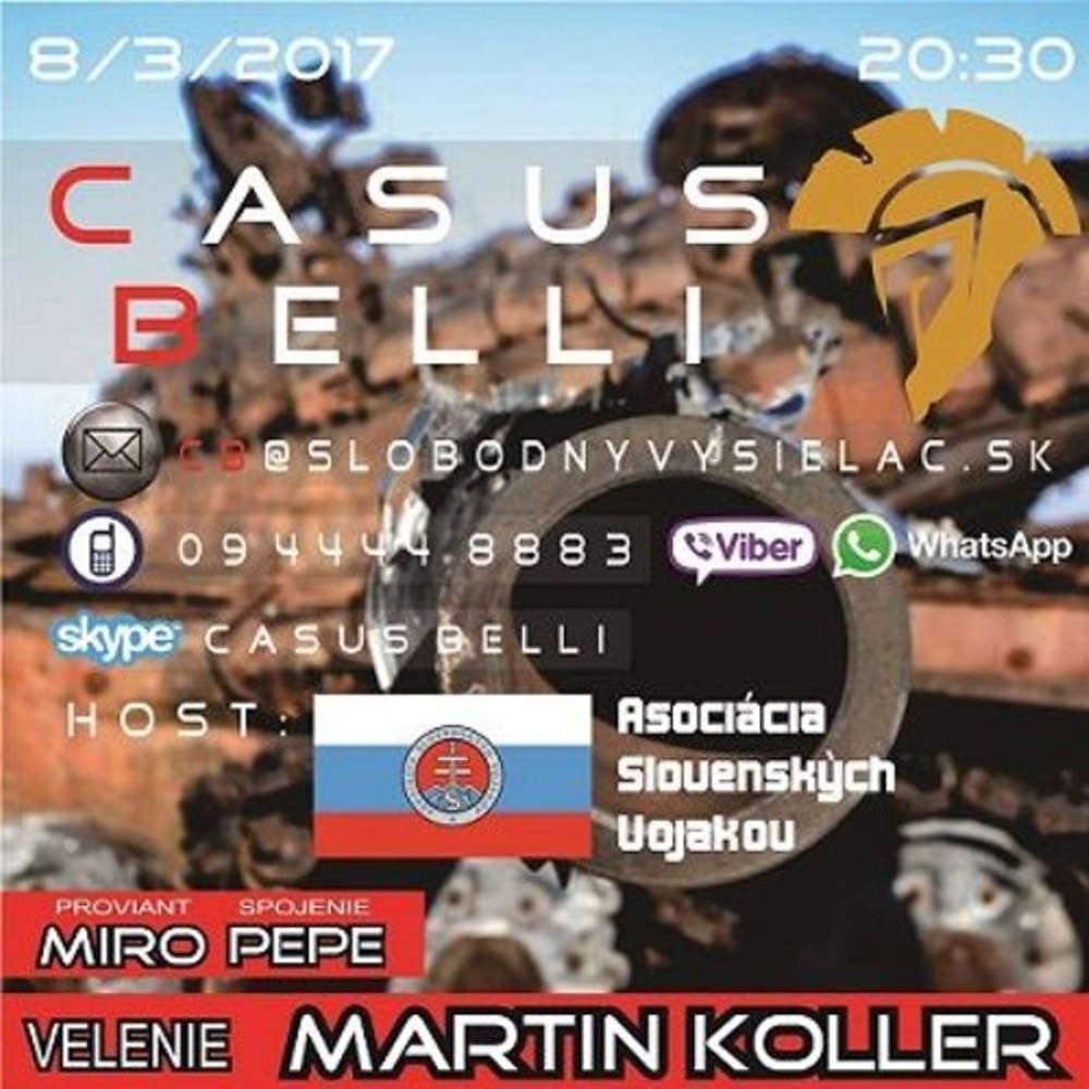 Casus Belli 06 2017 03 08 Slovenske ozbrojene sily Mame vobec armadu realita VS fikcia