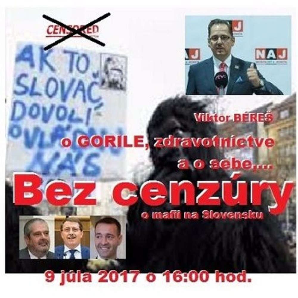 Bez cenzury 90 2017 07 09 O GORILE zdravotnictve a o sebe