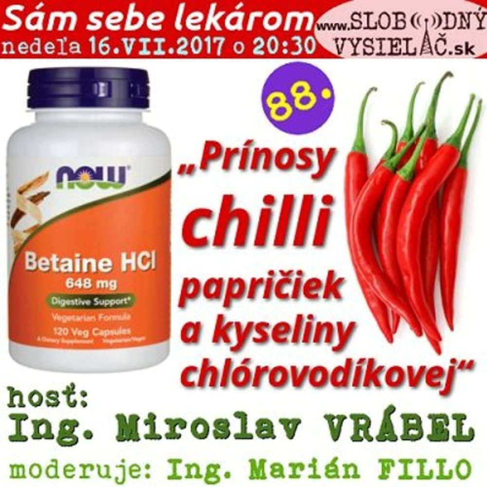 Sam sebe lekarom 88 2017 07 16 Prinosy chilli papri iek a kyseliny chlorovodikovej