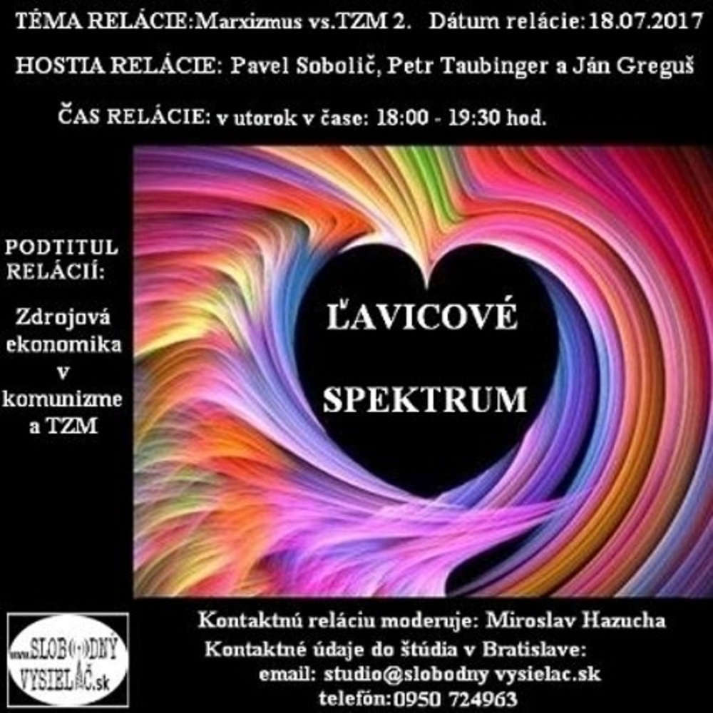 avicove spektrum 40 2017 07 18 Marxizmus vs TZM 2