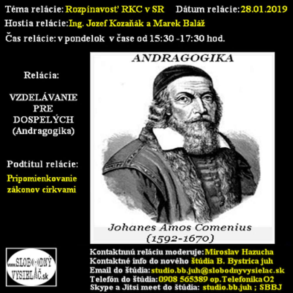 Vzdelavanie pre dospelych 131 2019 01 28 Pripomienkovanie zakonov cirkvami